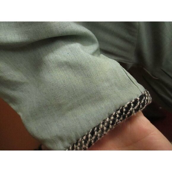 Vintage Womens MCM Dress 40s 50s 6/8 Pleated Baby Blue Rayon Pencil Sock Hop - Picture 9 of 12